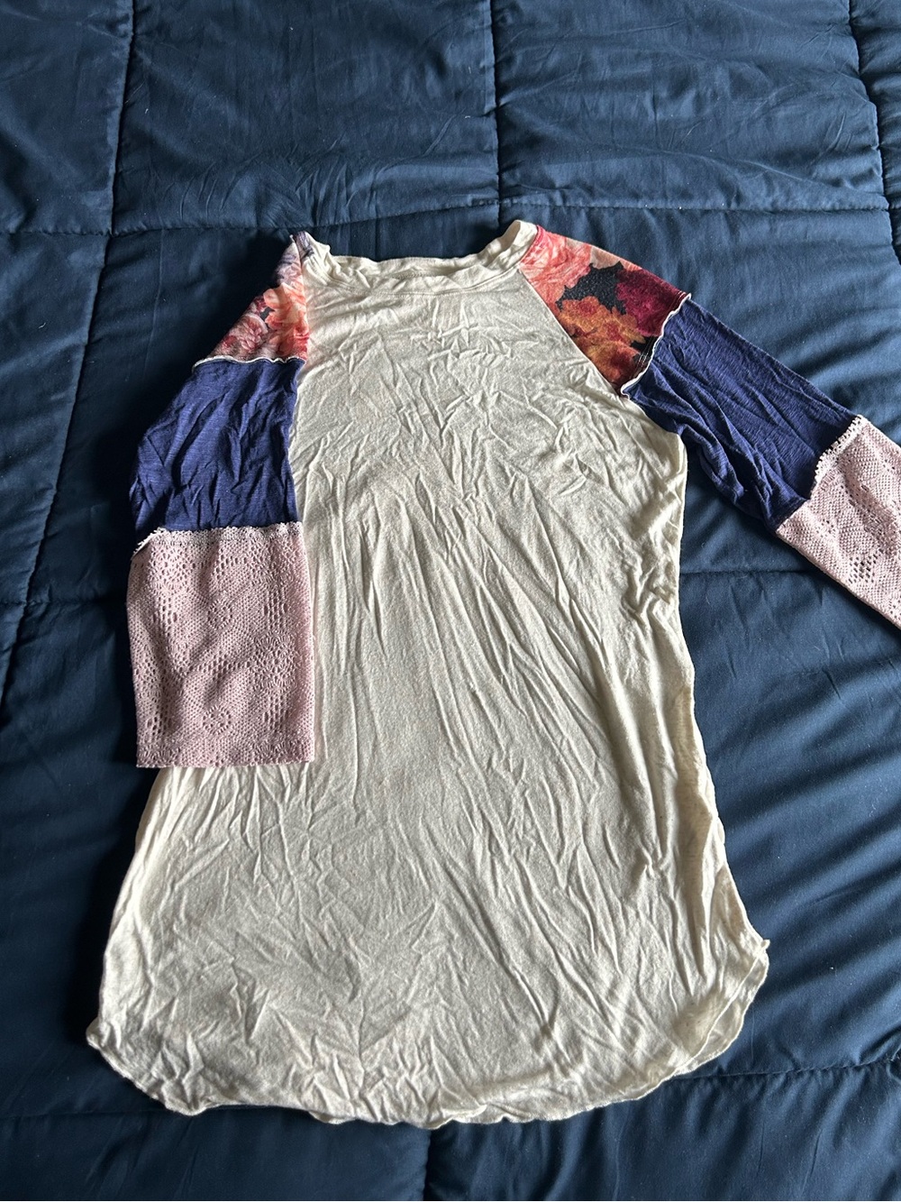 Boho Jane blocked sleeve shirt